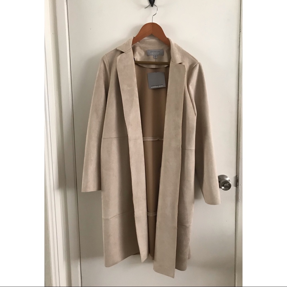 Marc New York Suede Coat - Picture 4 of 5